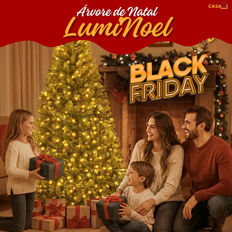 [OFERTA RELÂMPAGO BLACK FRIDAY] LumiNoel™- Árvore de Natal Premium com LEDs Embutidos