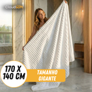 CloudSoft™ – Toalha Premium Algodão Turco | Kit 10 Banhão + 10 Rosto (BRINDE)