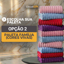 CloudSoft™ – Toalha Premium Algodão Turco | Kit 10 Banhão + 10 Rosto (BRINDE)