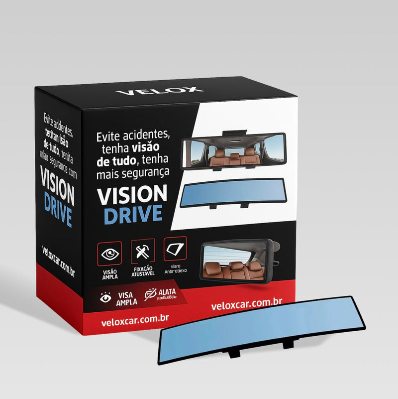 Vision Drive - Espelho Retrovisor Panorâmico Universal